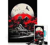 Puzzle Fuji Mythique pour Adultes, 1000 Pièces, Jeu de Réflexion, Soulagement des Tensions, Design à Assembler, Joli Cadeau (38x26cm)