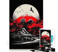 Puzzle Fuji Mythique pour Adultes, 1000 Pièces, Jeu de Réflexion, Soulagement des Tensions, Design à Assembler, Joli Cadeau (38x52cm)