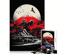 Puzzle Fuji Mythique pour Adultes, 1000 Pièces, Jeu de Réflexion, Soulagement des Tensions, Design à Assembler, Joli Cadeau (38x52cm)