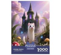 Puzzle Furet 1000 Pièces pour Adultes Et Enfants, Jeu Ludique Et Instructif, Casse-tête Château, DéCoration, Cadeau Enfant 70x50cm/1000pcs