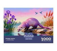 Puzzle Furet Violet 1000 Pièces pour Adultes Et Enfants, Jeu De Famille, Casse-tête Oiseau Bleu, DéCoration, Cadeau Adulte 70x50cm/1000pcs