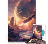 Puzzle fusée Spatiale pour Adultes, 1000 pièces, Casse-tête, Passe-Temps à la Maison, Assemblage d'image, Cadeau mémorable 38x26cm