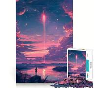 Puzzle fusée Spatiale pour Adultes 1000 pièces, Jeu Intelligent, Anti-Stress, Motif à Assembler, 50x75cm