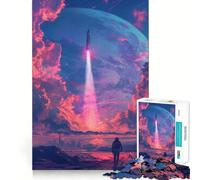 Puzzle fusée Spatiale pour Adultes 1000 pièces Smart Reason Toy Group Joy Smooth Edge Fine Art Piece 38x26cm