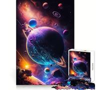 Puzzle Galaxie Beyond The Horizon pour Adolescents, 1000 pièces, Sharp Recall, Silencieux, Loisirs, découpe Uniforme, Cadeau de Noël Unique (38x52cm)