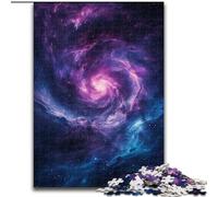 Puzzle Galaxie d'Andromède 1000 pièces pour Adultes et Adolescents, Jeu Stimulant et Familial avec Affiche et fiche de Questions-réponses (Taille 26x38cm)