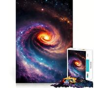 Puzzle Galaxie d'Andromède pour Adolescents 1000 pièces Jeu de réflexion Découpe Laser pour Un Assemblage Parfait Exercice Mental Calme à la Maison (38x52cm)