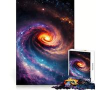 Puzzle Galaxie d'Andromède pour Adultes, 1000 pièces, améliore la mémoire, Passe Un agréable Moment de détente, découpe de précision, Cadeau spécial (38x26cm)