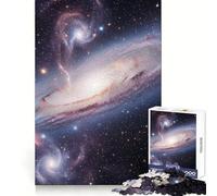 Puzzle Galaxie Spectaculaire avec Bras Tourbillonnants 1000 Pièces pour Adolescents Jeu de Réflexion Design Amusant et Décontracté Cadeau Élégant 38x52cm