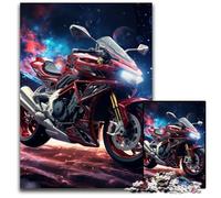 Puzzle Galaxies Motorcycles 1000 pièces pour Adultes et Adolescents, idéal pour Un Anniversaire ou des fêtes 50x75cm/19,68x29,52 Pouces