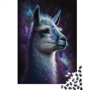 Puzzle Galaxy Alpaga Space, activité Amusante à Faire à la Maison, Puzzle en Carton de qualité supérieure pour Adultes et Adolescents, Cadeaux d'halloween, 300 pièces (40 x 28 cm)