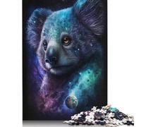 Puzzle Galaxy Animal Koala, Jouets de décompression, Puzzle rectangulaire en Papier pour Enfants et Adultes à partir de 12 Ans, Cadeaux de Noël, 1000 pièces (75 x 50 cm)