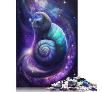Puzzle Galaxy Art Escargot 500 pièces, Jeu Familial Amusant pour Adultes, Stimulant, Anti-Stress et Cadeaux Uniques (500 pièces, 52 x 38 cm)