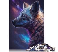 Puzzle Galaxy Art Hyène Africaine 1000 pièces pour Adultes | | Puzzles pour Adultes, Jeux intellectuels, Cadeaux, 1000 pièces (75 x 50 cm)