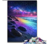 Puzzle Galaxy Beach pour Adultes 1000 pièces, Jouets éducatifs, Anti-Stress, Cadeaux d'anniversaire Uniques (50x75cm)