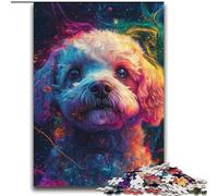 Puzzle Galaxy Bichon Frise 2000 pièces pour Adolescents, activités familiales Amusantes à la Maison, Cadeau d'anniversaire, Cadeau de Voyage (70x100cm)