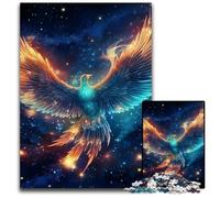 Puzzle Galaxy Bird of Phoenix 1000 pièces, Jeu interactif et Stimulant pour Toute la Famille, Jouet éducatif et Stimulant pour Les méninges, 50x75cm/19,68x29,52 Pouces