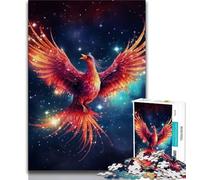 Puzzle Galaxy Bird of Phoenix pour Adolescents, 1 000 pièces, Jeu de société, Chaque pièce est Unique - Jeu Familial Stimulant et Amusant 38x26cm