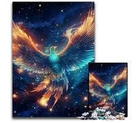 Puzzle Galaxy Bird of Phoenix pour Adultes, 1 000 pièces en Carton, Jeu Familial interactif, défi cérébral, Jouet éducatif 26x38cm/10,23x14,96 Pouces