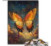 Puzzle Galaxy Butterfly 1000 pièces pour Adolescents, Jeu Stimulant, décoration Murale, Cadeaux d'anniversaire et de Noël Uniques (26x38cm)