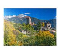 Puzzle Galaxy Château du Tyrol dans Le Village de Merano, Province de Bolzano, Trentin-Haut-Adige, Italie - Puzzle Premium 1000 pièces 70x50cm