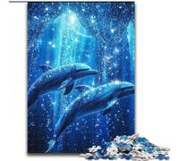 Puzzle Galaxy Dolphin 1000 pièces pour Adultes et Adolescents, Jeu Stimulant et Familial avec Affiche et fiche de Questions-réponses (50x75cm)