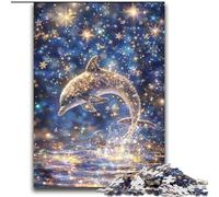 Puzzle Galaxy Dolphin 2000 pièces pour Adultes, pour Les Vacances à la Maison, Anti-Stress et pour renforcer l'amour Entre Couples (70x100cm)