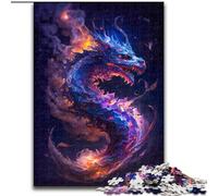 Puzzle Galaxy Fantasy Dragon 1000 pièces pour Adultes et Adolescents, à partir de 14 Ans, décoration Murale, Cadeau d'anniversaire de Noël (50x75cm)