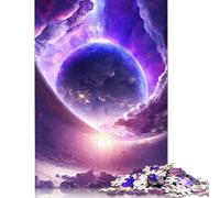 Puzzle Galaxy Fantasy Planet, Stimulant et Stimulant, en Carton 100% recyclé, pour Adultes et Enfants, Cadeaux de Noël, 1 000 pièces (75 x 50 cm)
