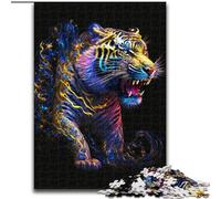 Puzzle Galaxy Fantasy Tiger 1000 pièces pour Adultes, à partir de 14 Ans, décoration Murale, Cadeau d'anniversaire de Noël (50x75cm)
