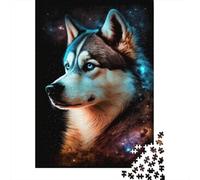 Puzzle Galaxy Husky 1000 pièces pour Adultes et Adolescents, Jeux éducatifs à Domicile, Jouets DIY, Cadeaux de Noël, 1000 pièces (38 x 26 cm)
