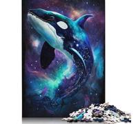 Puzzle Galaxy Killer Whale 1000 pièces, Jeu Familial Amusant pour Adultes, Stimulant, Anti-Stress et Cadeaux Uniques (1000 pièces, 75 x 50 cm)