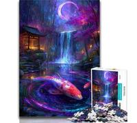 Puzzle Galaxy Koi pour Adolescents, 1000 pièces, Jeu de réflexion, décoration Murale, Cadeaux d'anniversaire et de Noël Uniques (75x50cm)