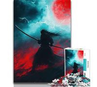 Puzzle Galaxy Ninja Warrior pour Adultes 1000 pièces, Aide Le Cerveau à exercer des Jouets addictifs pour cultiver la Patience, Convient aux Couples 50x75cm