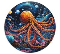 Puzzle Galaxy Octopus 1000 pièces pour Adultes, pour Noël, Halloween, Pâques et Le Nouvel an (67,5x67,5cm)