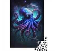 Puzzle Galaxy Octopus pour Adultes, 1 000 pièces, Jeu éducatif pour Adolescents, défi, Cadeaux de Noël, 1 000 pièces (38 x 26 cm)