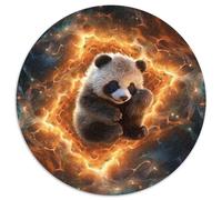 Puzzle Galaxy Panda 1000 pièces pour Adultes, pour Noël, Halloween, Pâques et Le Nouvel an (67,5x67,5cm)
