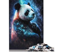 Puzzle Galaxy Panda, Jeu éducatif, Puzzle en Carton de qualité supérieure pour Adultes et Enfants, Cadeau de Noël, 1000 pièces (75 x 50 cm)