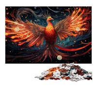 Puzzle Galaxy Phoenix 1000 pièces pour Adultes, Puzzle en Bois, Jeu décoratif Stimulant pour Le Cerveau, Jouet interactif Familial 50x75cm / 19,68x29,52 Pouces