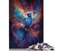 Puzzle Galaxy Phoenix Bird 1000 pièces pour Adultes, rectangulaire, en Carton, Difficile, pour Enfants, Cadeau de Noël, 1000 pièces (75 x 50 cm)