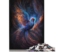 Puzzle Galaxy Phoenix Bird 1000 pièces pour Adultes, Stimulant et Difficile, pour Enfants Adultes, Cadeau de Noël 1000 pièces (75 x 50 cm)