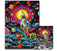 Puzzle Galaxy Planet 1000 pièces pour Adultes, Puzzle en Carton, Divertissement Relaxant, Cadeau de Noël idéal et décoration d'intérieur 26x38cm / 10,23x14,96 Pouces