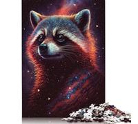 Puzzle Galaxy Red Raccoon 1000 pièces, Puzzle coloré, Cadeaux de Noël pour Hommes, Enfants à partir de 12 Ans, Cadeau de Noël 1000 pièces (75 x 50 cm)
