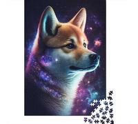 Puzzle Galaxy Shiba Inu 1000 pièces pour Adultes et Adolescents à partir de 12 Ans, Cadeaux de Noël 1000 pièces (38 x 26 cm)