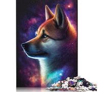 Puzzle Galaxy Shiba Inu, décoration intérieure Unique, Puzzle en Carton de qualité supérieure pour Adultes, Cadeau Unique, 1000 pièces (75 x 50 cm)
