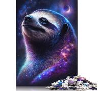 Puzzle Galaxy Sloth 1000 pièces pour Adultes, s'assemblant Parfaitement, Puzzles pour Enfants, Cadeau de Noël, 1000 pièces (75 x 50 cm)