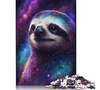 Puzzle Galaxy Sloth, Difficile, en Carton 100% recyclé, pour Femmes et Hommes, Cadeaux d'halloween, 1 000 pièces (75 x 50 cm)