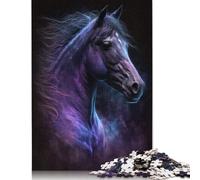 Puzzle Galaxy Space Horse, Puzzle Amusant en Carton de qualité supérieure pour Adultes et Adolescents, Cadeaux d'halloween, 1000 pièces (75 x 50 cm)