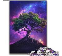 Puzzle Galaxy Tree of Life 2000 pièces pour Adultes et Adolescents, Jeu Stimulant et Familial avec Affiche et fiche de Questions-réponses (70x100cm)