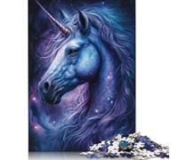 Puzzle Galaxy Unicorn Premium 100% Papier recyclé, rectangulaire, pour Adultes et Adolescents, Cadeau Unique, 1 000 pièces (75 x 50 cm)